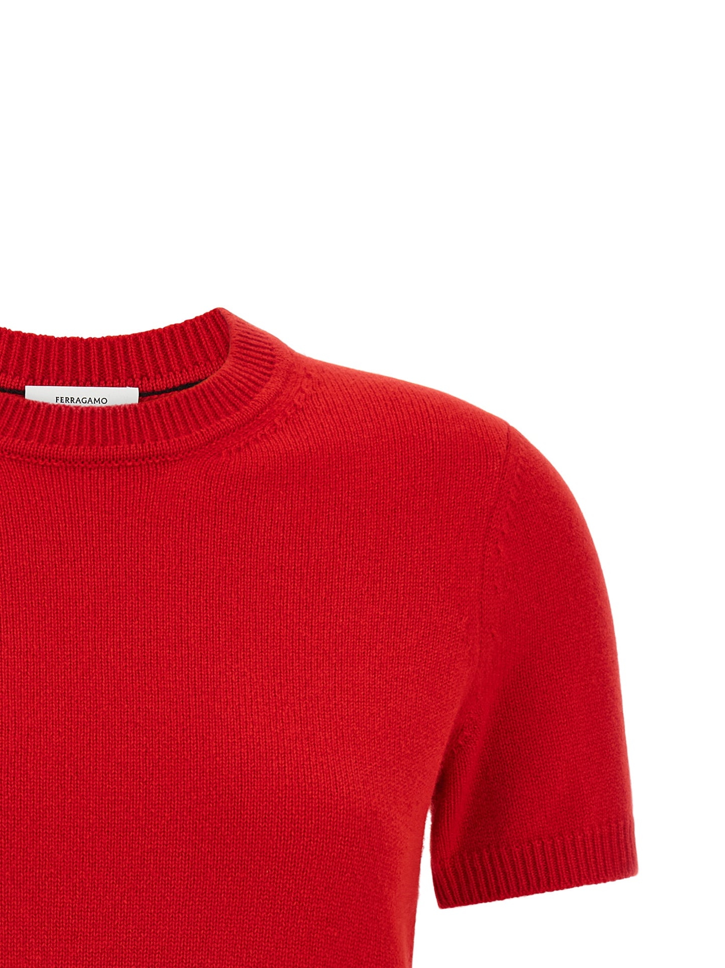 Ferragamo Red Cashmere Sweater