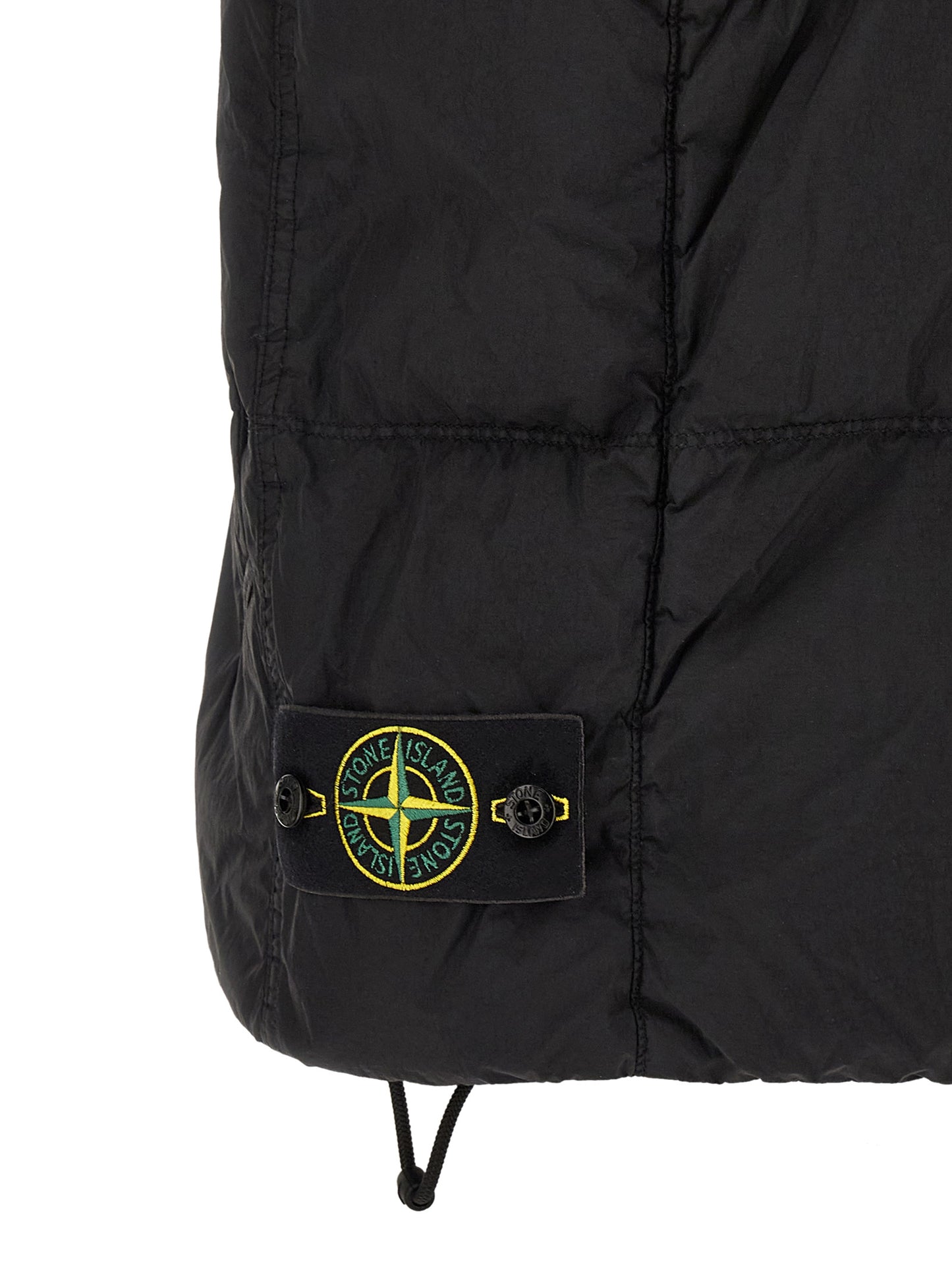 Stone Island Black Polyamide Sleeveless Jacket