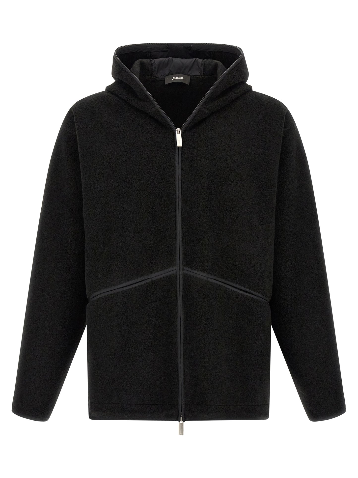 LAMINAR Black Polyester Shell Jacket