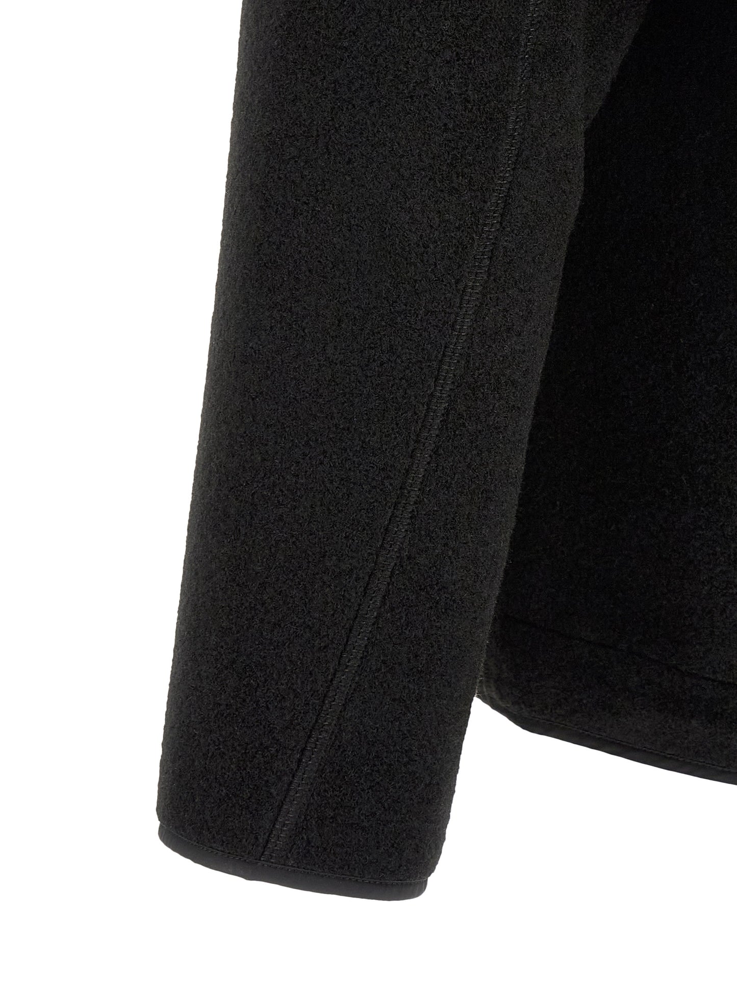 LAMINAR Black Polyester Shell Jacket