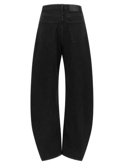 ROTATE BIRGER CHRISTENSEN Black Organic Cotton Jeans Denim