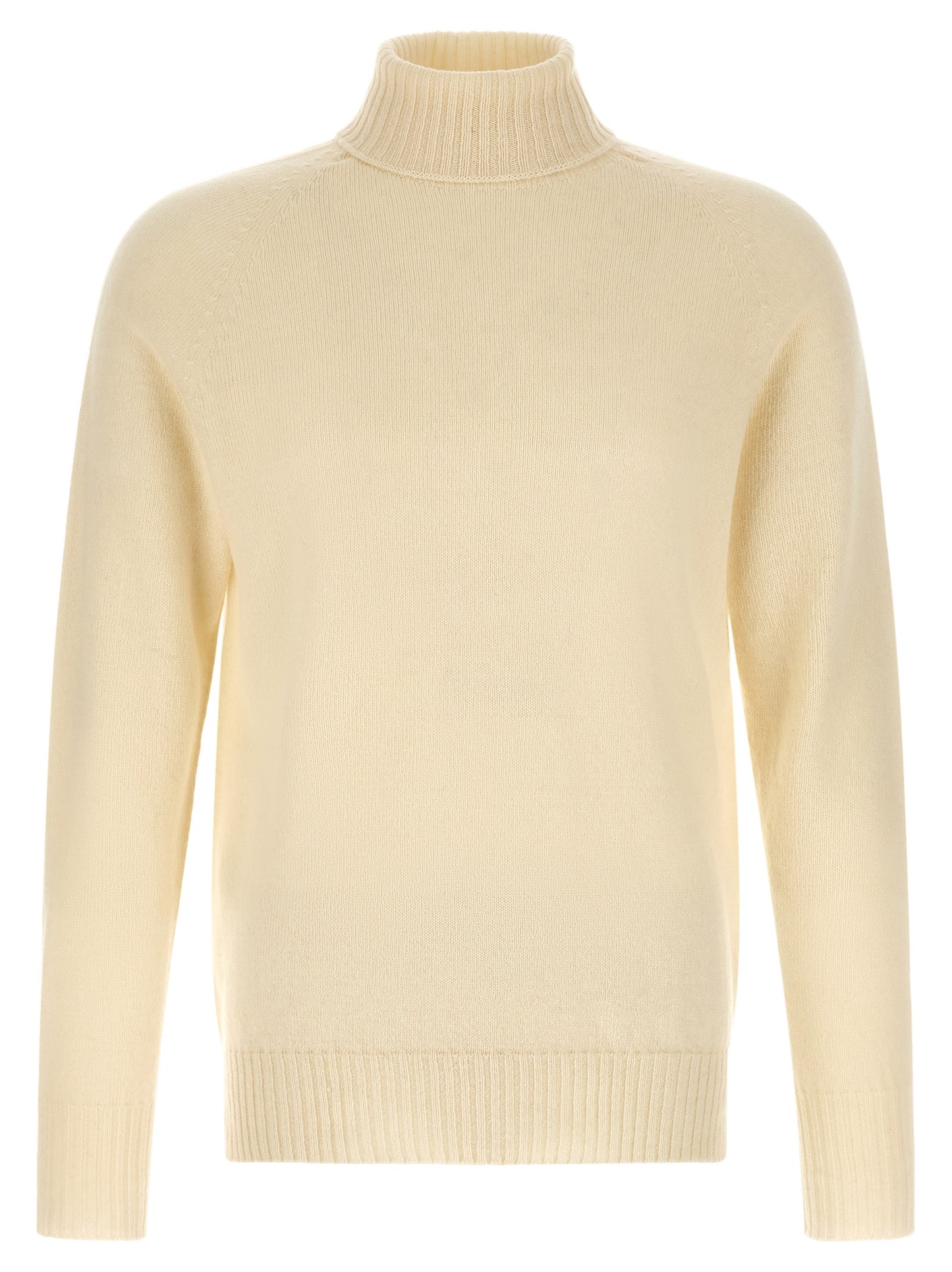 MA'RY'YA White Cashmere Cardigan