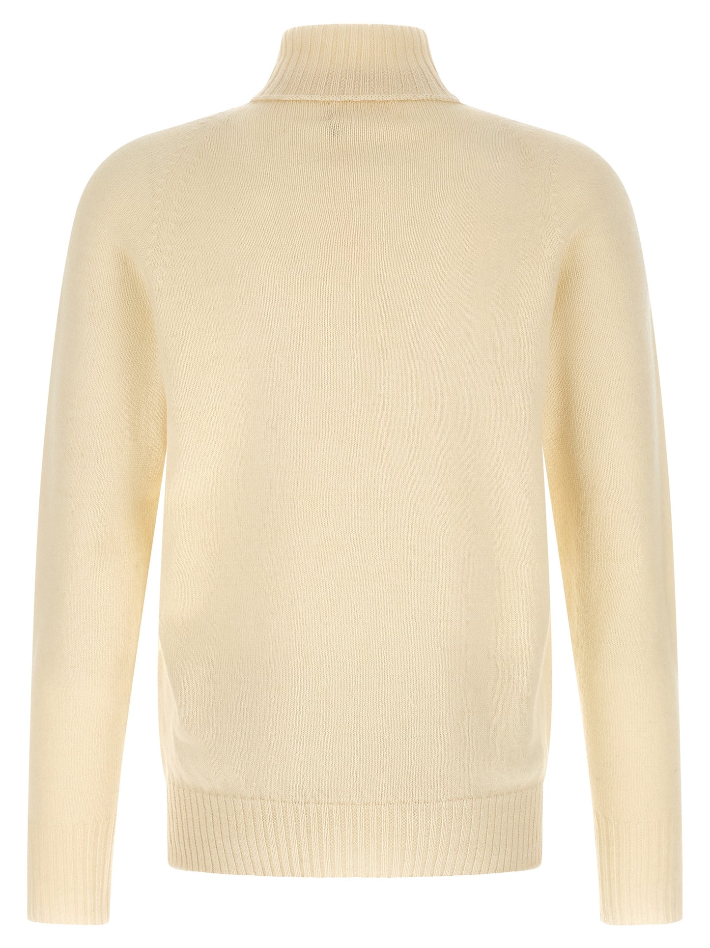 MA'RY'YA White Cashmere Cardigan