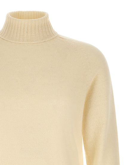 MA'RY'YA White Cashmere Cardigan