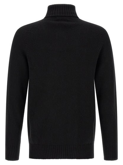 MA'RY'YA Black Cashmere Cardigan