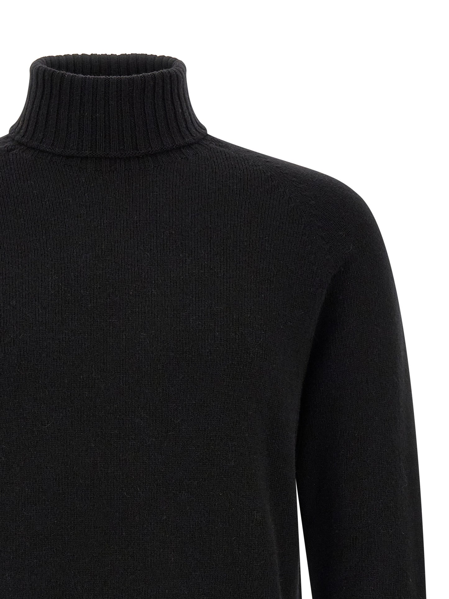 MA'RY'YA Black Cashmere Cardigan