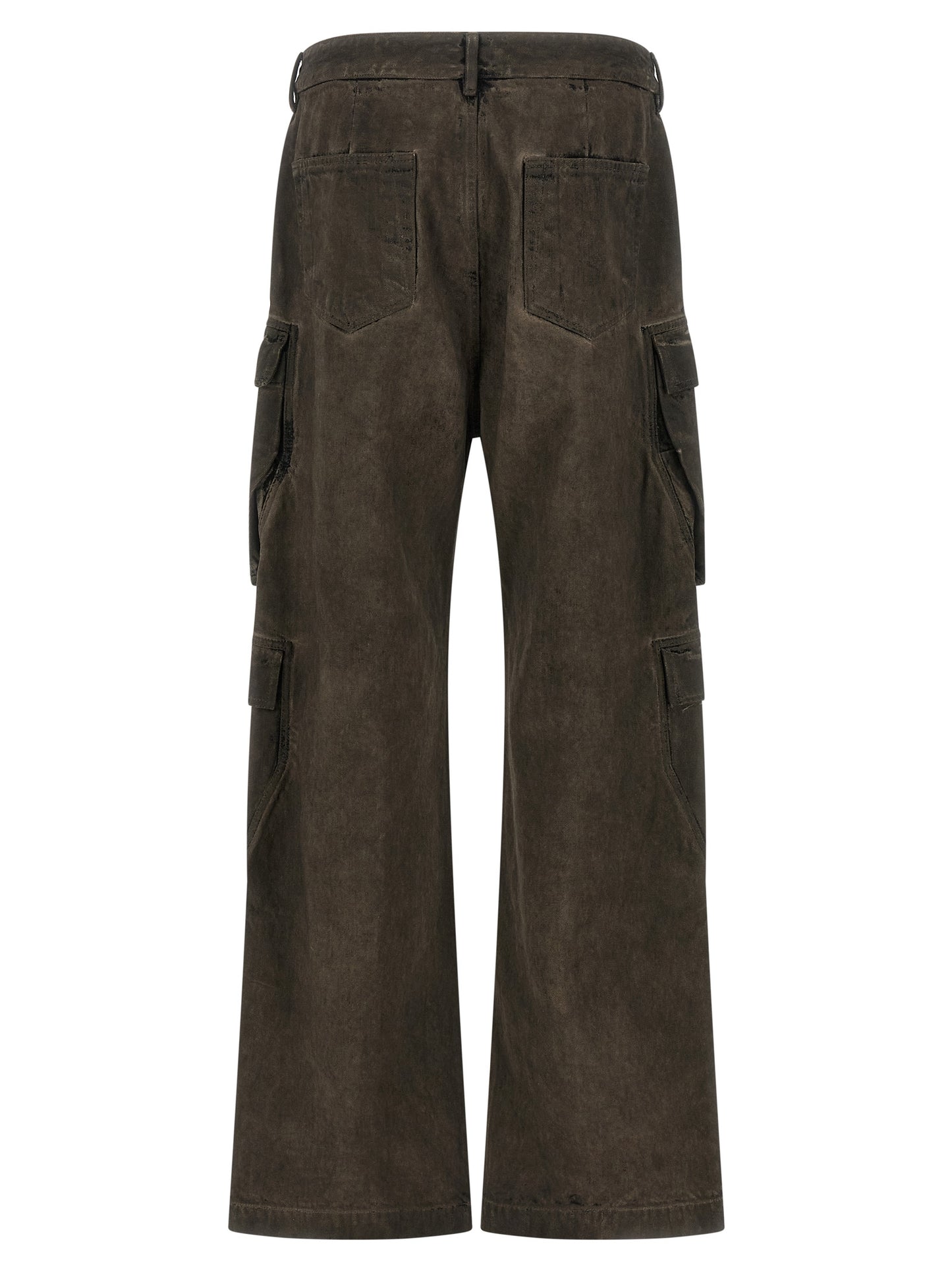 DRKSHDW Gray Cotton Cargo Pants