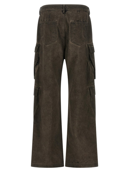DRKSHDW Gray Cotton Cargo Pants