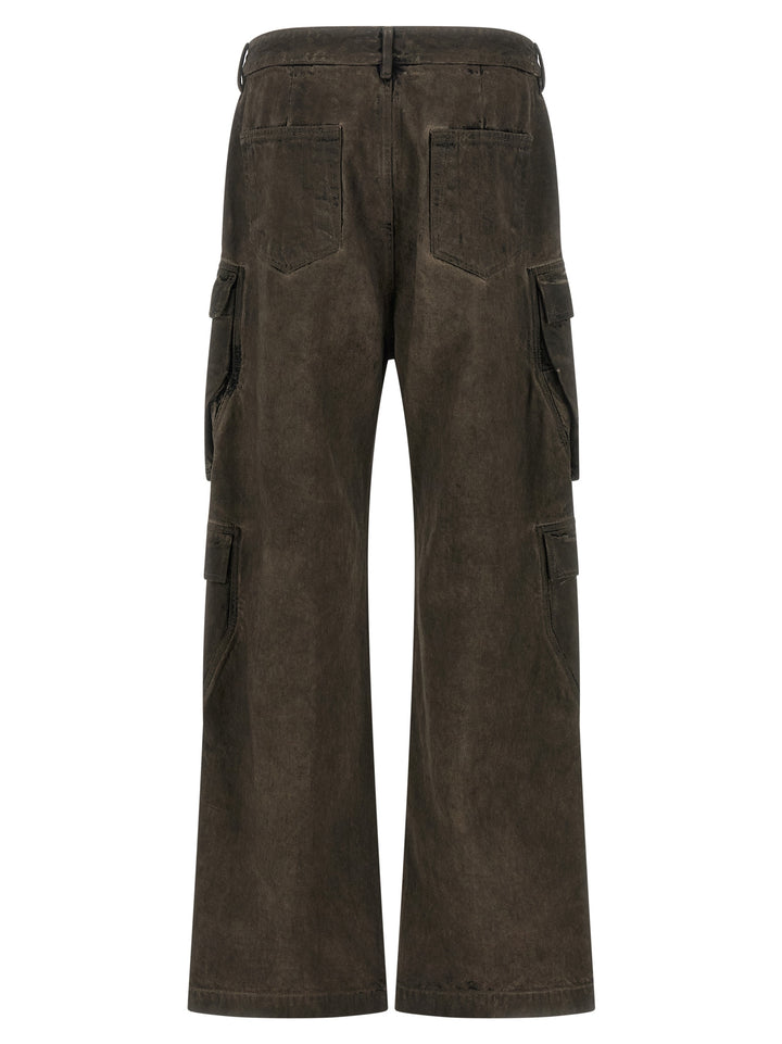 DRKSHDW Gray Cotton Cargo Pants