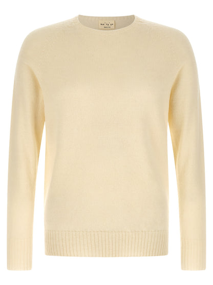MA'RY'YA White Cashmere Cardigan