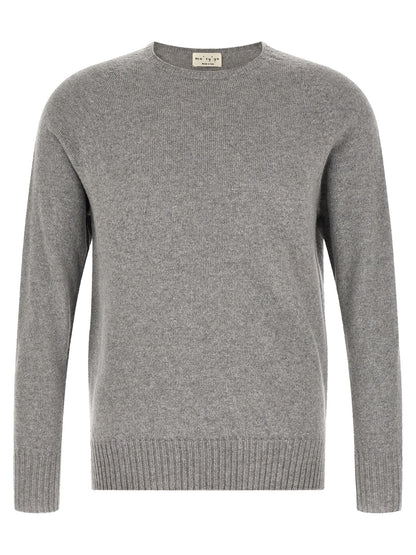 MA'RY'YA Gray Cashmere Cardigan