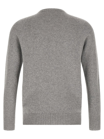 MA'RY'YA Gray Cashmere Cardigan