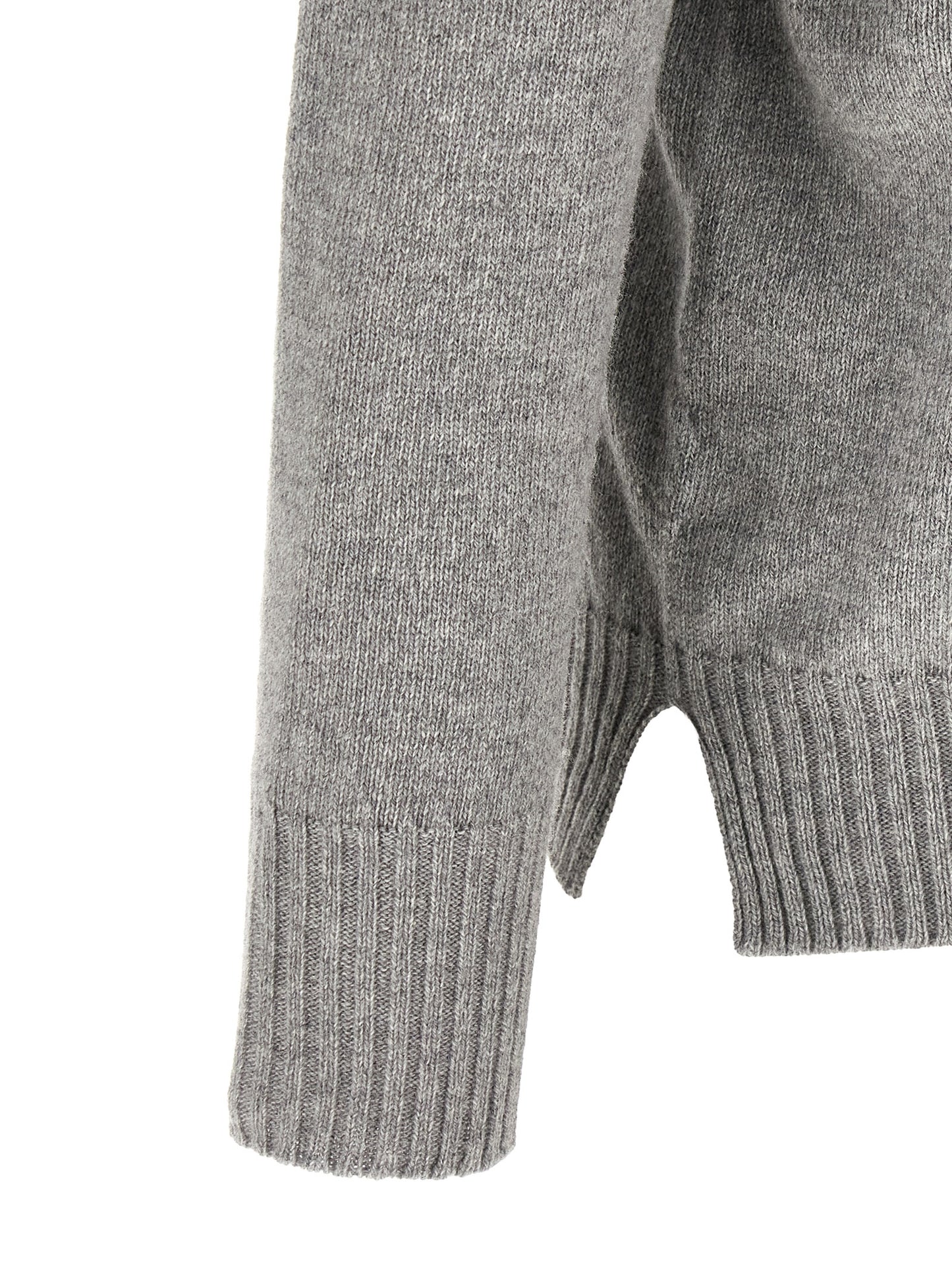 MA'RY'YA Gray Cashmere Cardigan