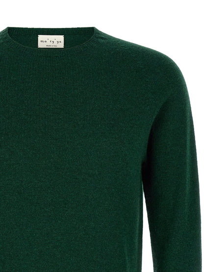 MA'RY'YA Bicolor Cashmere Cardigan