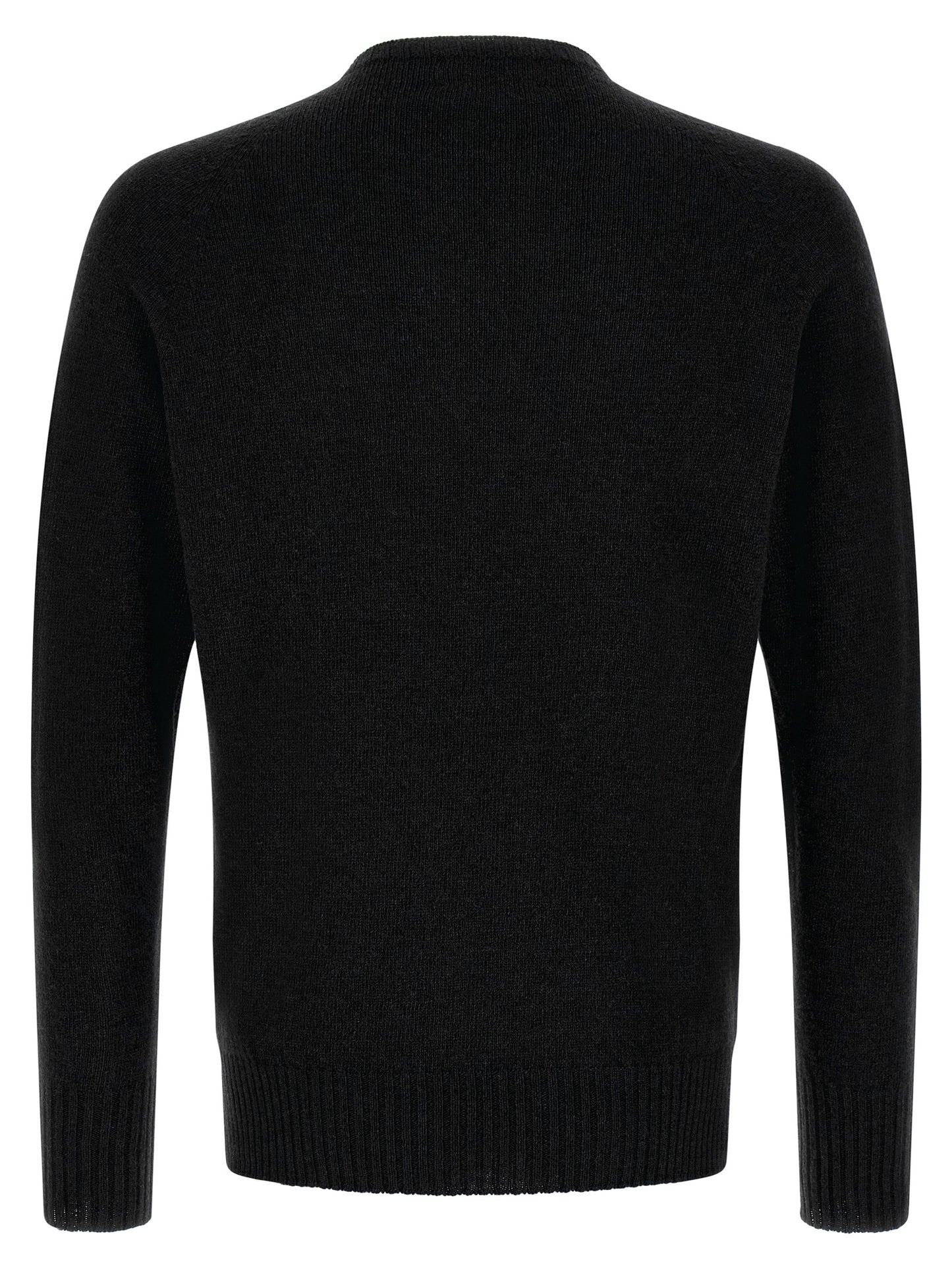MA'RY'YA Black Cashmere Cardigan