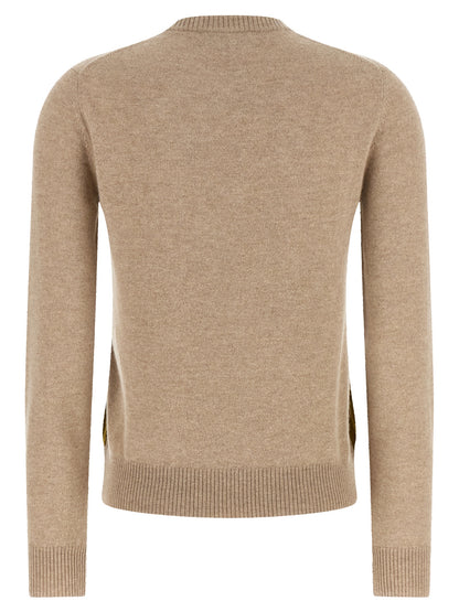 Ballantyne Beige Cashmere Cardigan