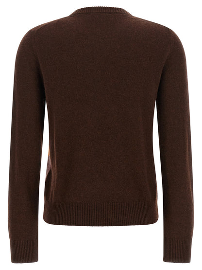 Ballantyne Brown Cashmere Cardigan