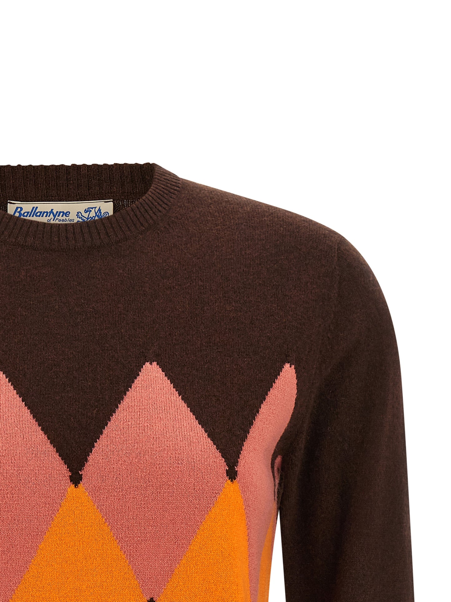 Ballantyne Brown Cashmere Cardigan