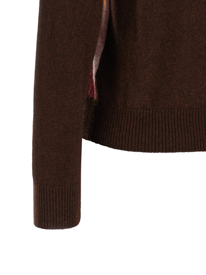Ballantyne Brown Cashmere Cardigan