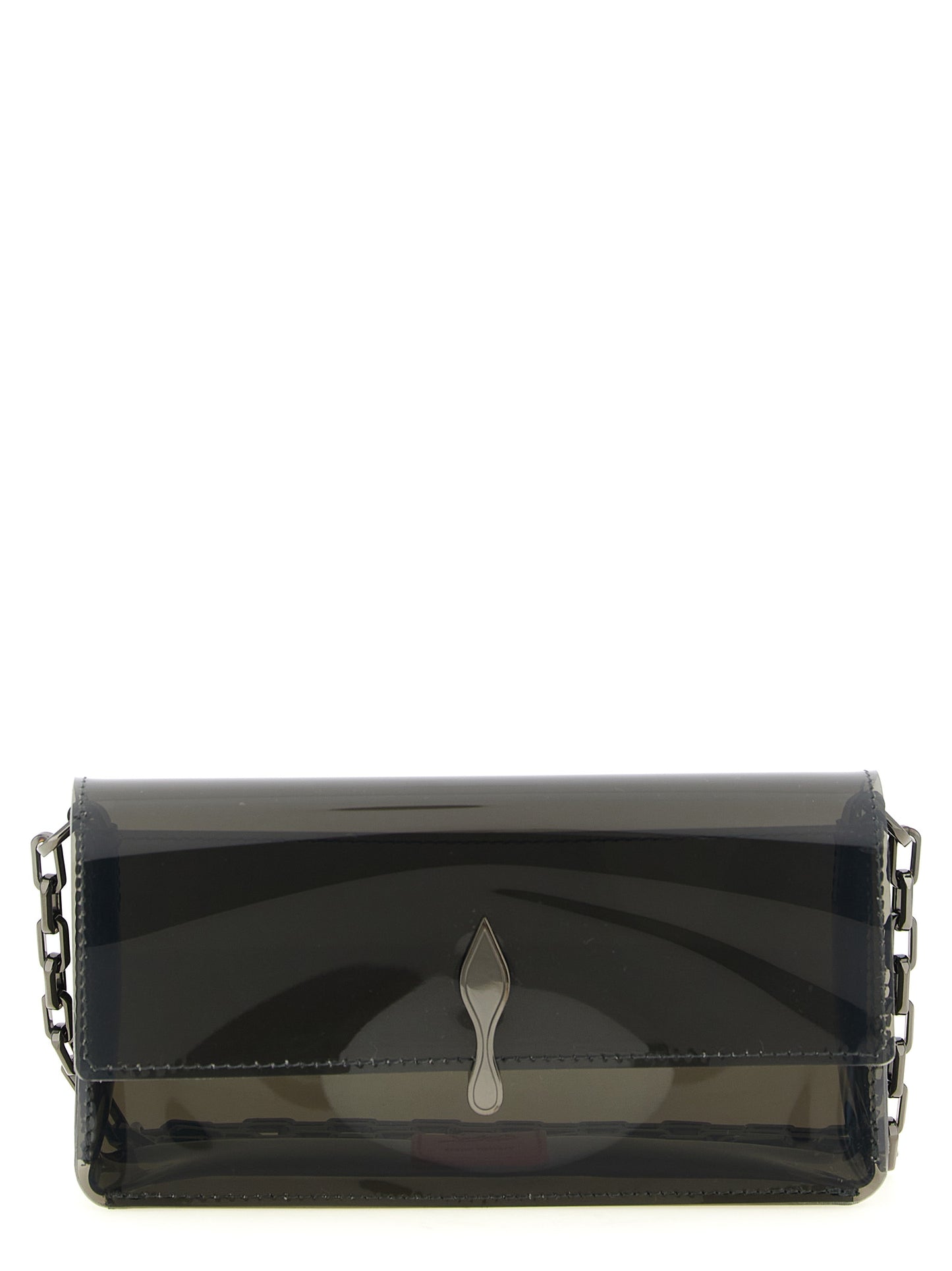 Christian Louboutin Black Pvc Clutch Bag