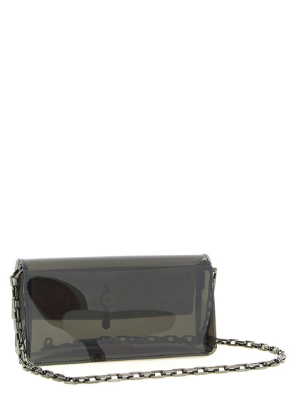 Christian Louboutin Black Pvc Clutch Bag