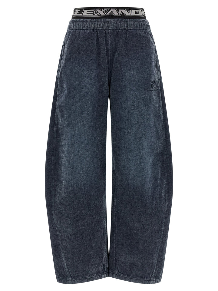 Alexander Wang Black Cotton Casual Pants