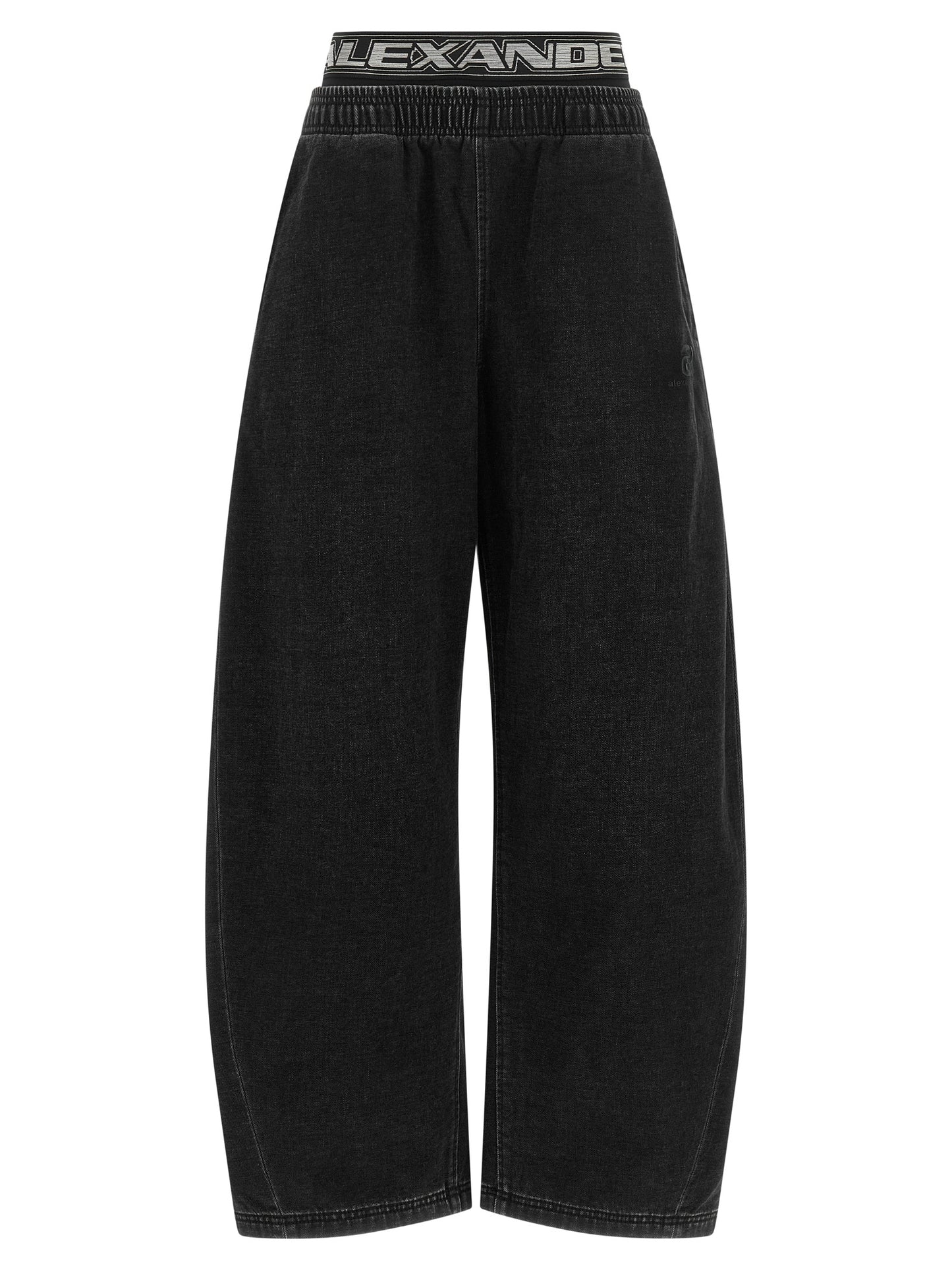 Alexander Wang Black Cotton Relaxed Fit Jeans
