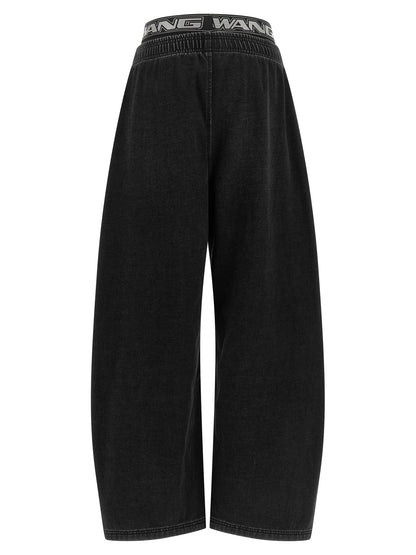 Alexander Wang Black Cotton Relaxed Fit Jeans
