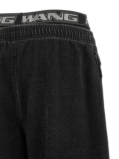 Alexander Wang Black Cotton Relaxed Fit Jeans