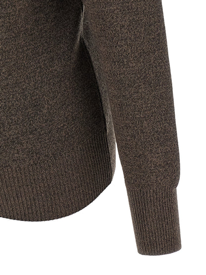 Lemaire Brown Wool Cardigan