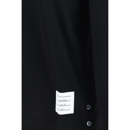 Thom Browne Black Wool Oves Aries Sweatshirt
