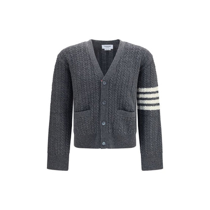 Thom Browne Gray Wool Oves Aries Cardigan