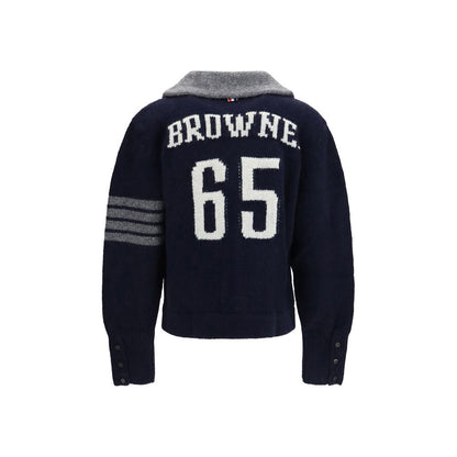 Thom Browne Blue Wool Oves Aries Cardigan