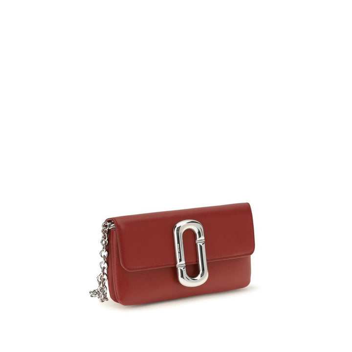 Marc Jacobs Red Calf Leather Bos Taurus Wallet