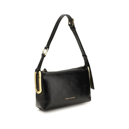 Marc Jacobs Black Calf Leather Bos Taurus Shoulder Bag