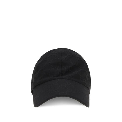 Gucci Black Cotton Cap (Baseball Hat)