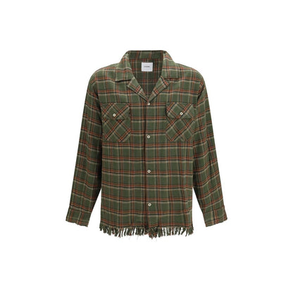 FOUND Bicolor Cotton Pattern Shirt