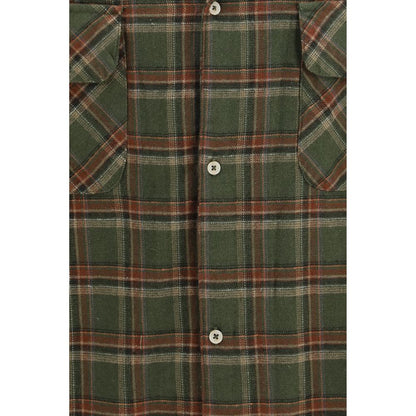 FOUND Bicolor Cotton Pattern Shirt