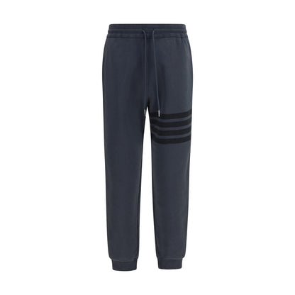 Thom Browne Gray Cotton Joggers (Workout Pants)