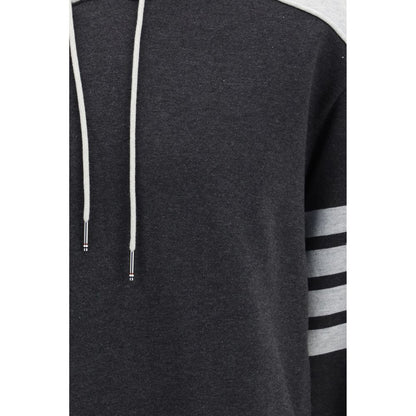 Thom Browne Gray Cotton Sweatshirt