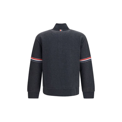 Thom Browne Gray Cotton Sweatshirt