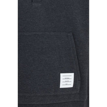 Thom Browne Gray Cotton Sweatshirt