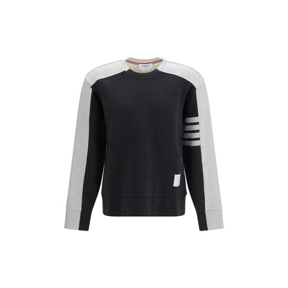 Thom Browne Gray Cotton Sweatshirt