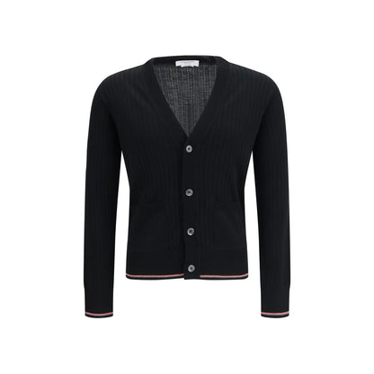 Thom Browne Black Wool Oves Aries Cardigan
