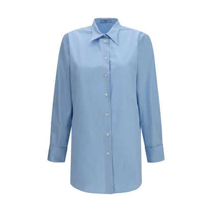 Prada Blue Cotton Dress Shirt