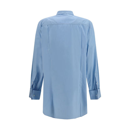 Prada Blue Cotton Dress Shirt