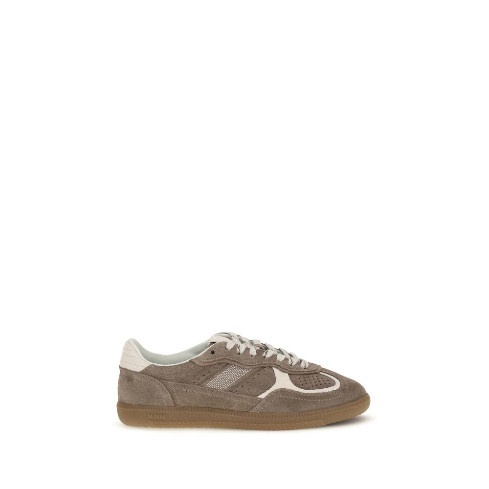 Alohas Brown Suede Leather Low Top Sneakers