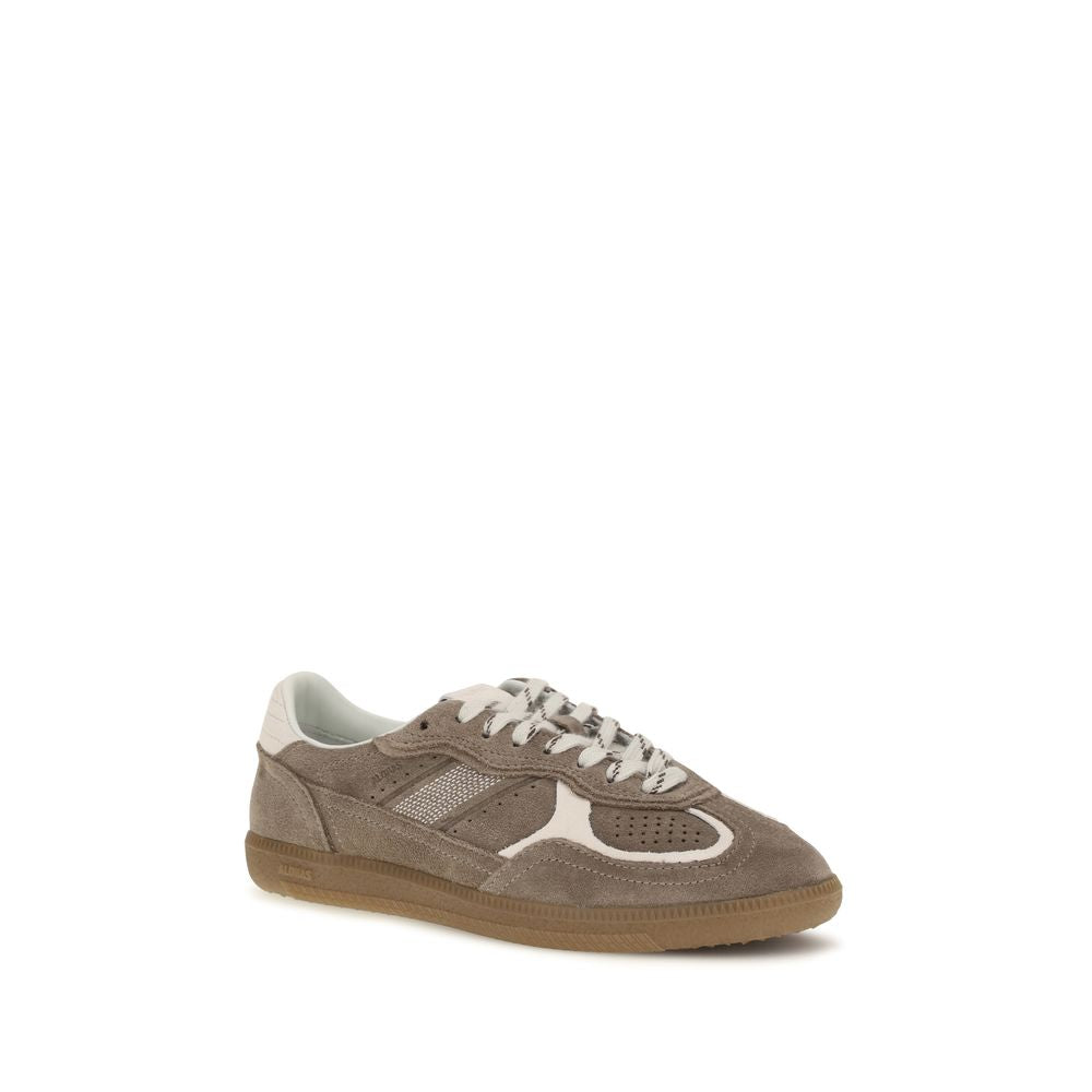 Alohas Brown Suede Leather Low Top Sneakers