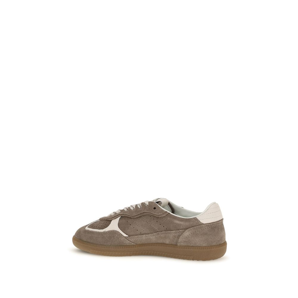 Alohas Brown Suede Leather Low Top Sneakers