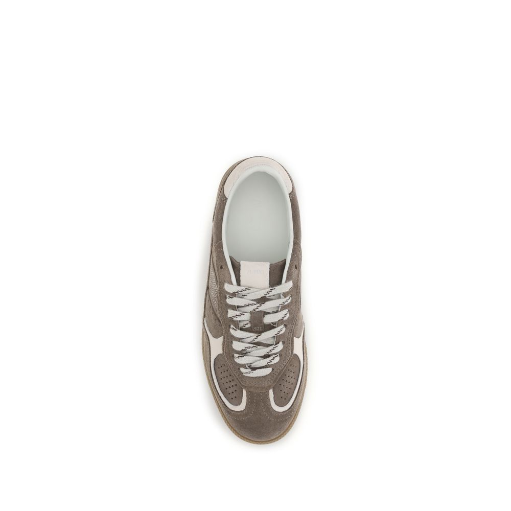 Alohas Brown Suede Leather Low Top Sneakers